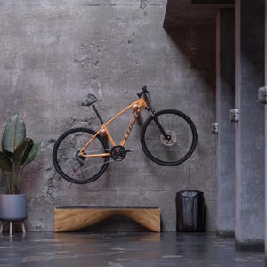 Bike rack, Bike holder, Bike wall mount, Bicycle Storage, Wood bike display, Bike gift for him, Bike gift for her, Bike hanger, Bike stand