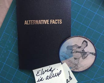 ALTERNATIVE FACTS-The hand-made original notebook/journal