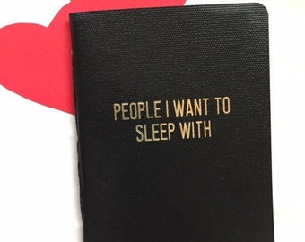 People I Want to Sleep With-the perfect LITTLE BLACK BOOK