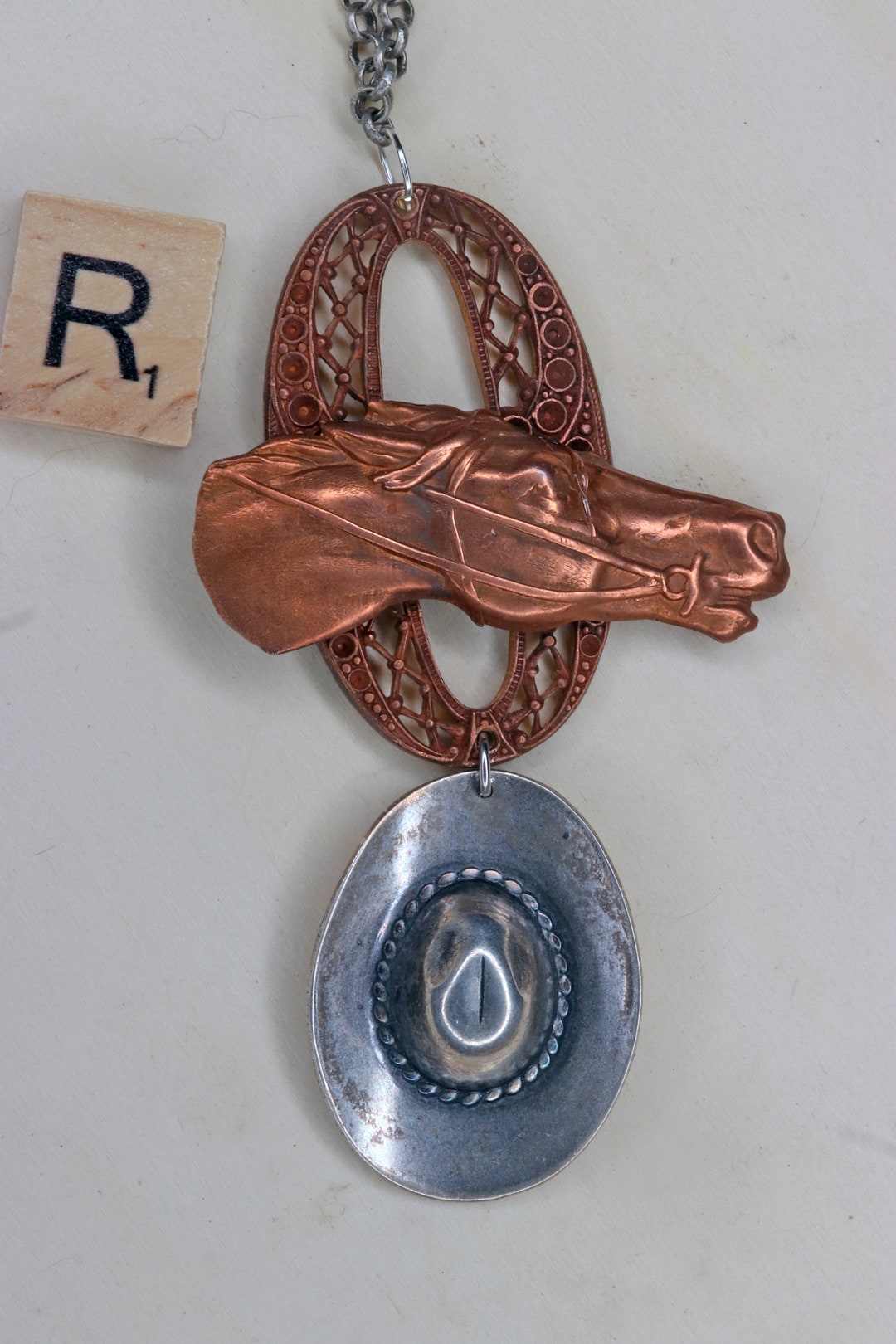 Off To The Races Horseshoe Necklace, Gold main image 1