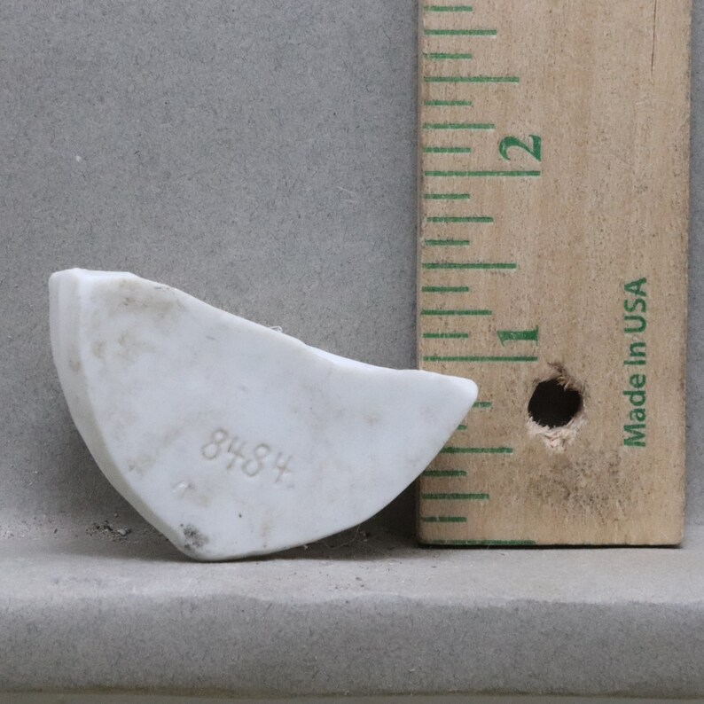 Vintage Antique Excavated German Porcelain Bisque Ceramic Holy Water Font 1880 Oscarcrow