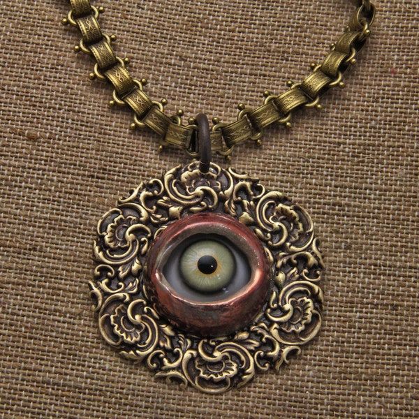 Evil Eye Necklace Renaissance Faire Wizards Necklace