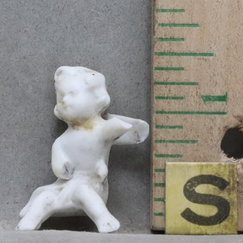 Vintage Antique Excavated German Porcelain Ceramic Doll Parts Doll 1880 Oscarcrow