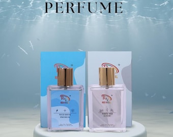 Red Vocal Wild Rock Premium con Oud Blanco, Eau de Parfum de Lujo, Set de 2 (100 ml) - Perfume para Hombre