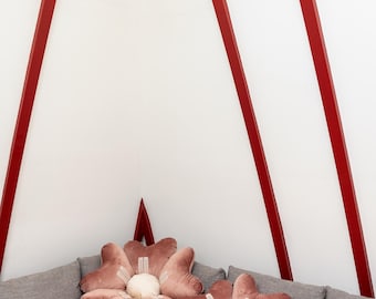 Großes Blumenkissen, Gänseblümchen-Form-Kissen für Wohnkultur