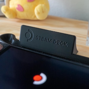 Steam Deck Stand | Display Dock for Steam Deck | Minimal Desk Setup | Gaming Display Stand | Contoured Fit Dock | Desk Setup Accessory