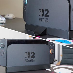 Nintendo Switch 2 Dock-muurbevestiging en Ikea Skadis (Pro Controller, Game Card-display)