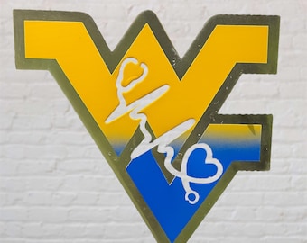 Custom Metal University Sign: Personalized School Colors Dorm Decor