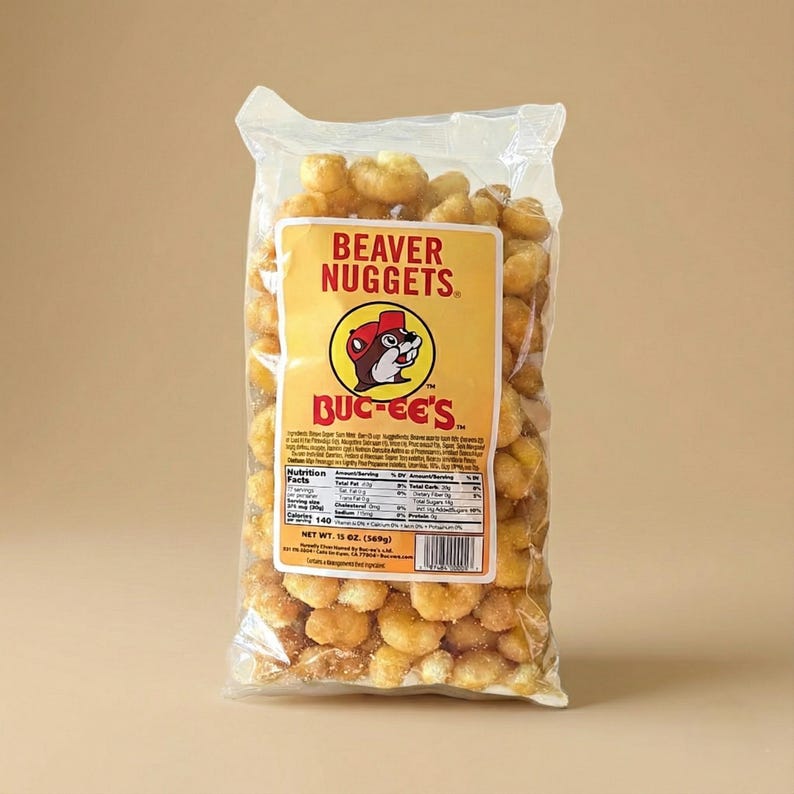 Buc-ee's Beaver Nuggets 13oz | Sweet Corn Puffs, Caramel Crunch Snack ...