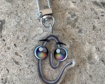 Clippy 2 inch Keychain
