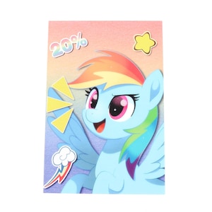Rainbow Dash Art Print My Little Pony Friendship is Magic (4x6 Inches)