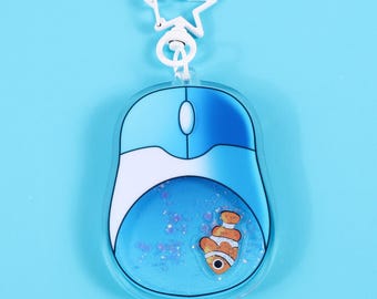 Llavero Frutiger Aero Water Mouse