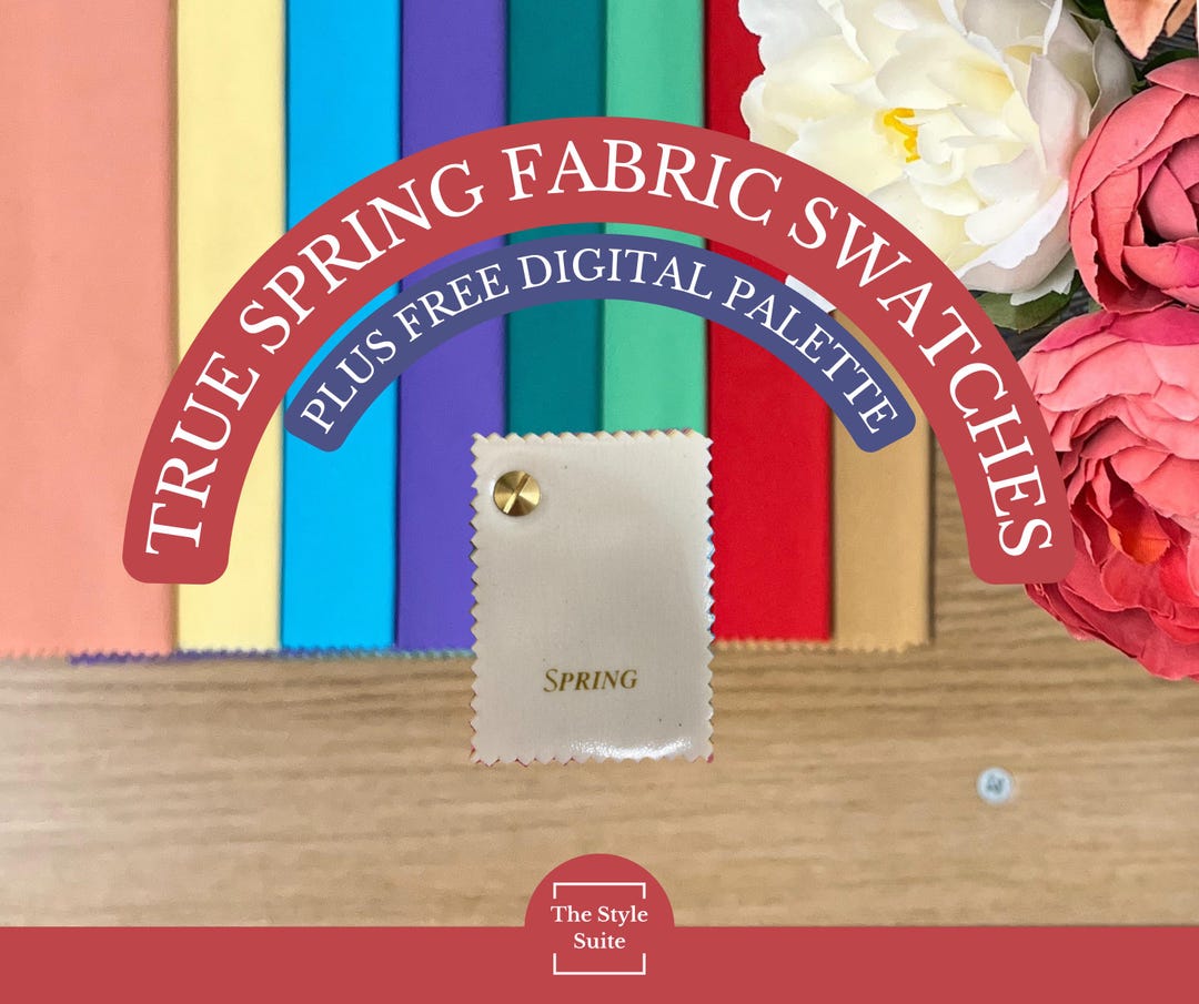 TRUE SPRING FAN - Fabric Fan and Digital Swatches - Etsy