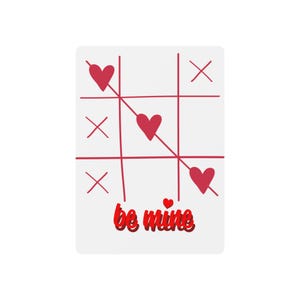 Cartas de póker románticas: "Sé mío, as de picas", regalo para parejas, San Valentín, juegos de cartas, celebración del amor