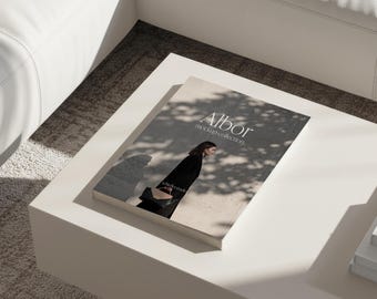 Magazine Mockup | Minimalist Editorial Mockup | Neutral Branding Scene | Soft Light | Elegant Layout