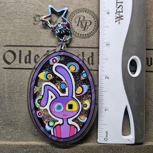 TADC Jax glitter quicksand shaker keychain afbeelding 4