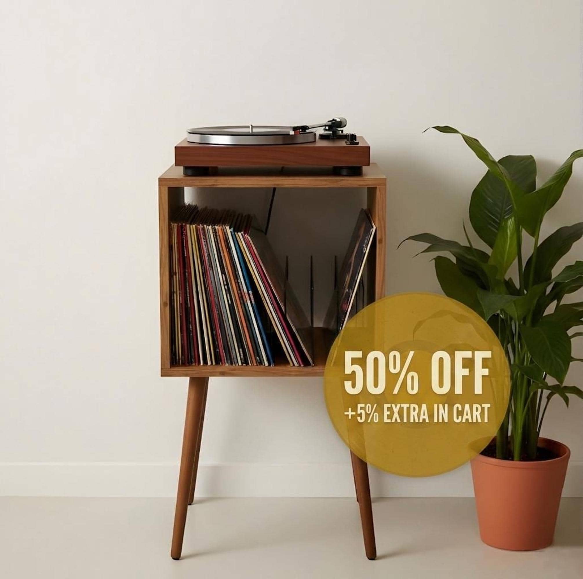 Vinyl record stand - Etsy 日本