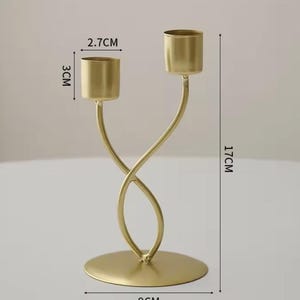 Modern Wall Candle Holder – Black or Gold Metal Sconce | Minimalist Wall Decor for Living Room, Bedroom or Hallway