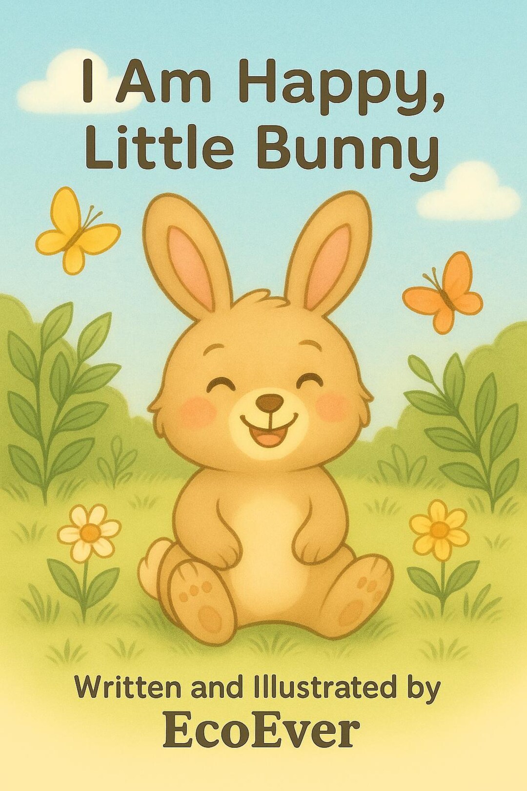 I Am Happy Little Bunny Preschool Book | Printable Feelings Story and ...