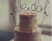 WE DO Rustic Wedding Cake Topper Banner, Rustic Cake Decoration, Rustic Centerpiece, Bridal Shower, Engagement Party