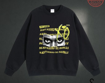 The Weeknd Beauty Behind The Madness XO Sweatshirt,Retro Music Album Graphic Crewneck,Vintage Style Fan Merch Gift for Concert Lovers