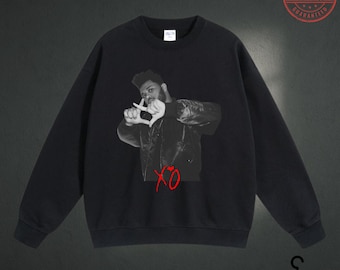 The Weeknd XO Kiss Land Logo Sweatshirt Oversized Unisex, Kiss Land Sweatshirt- Weeknd Poster- Kiss Land Poster, XO T Shirt, Kiss Land Album