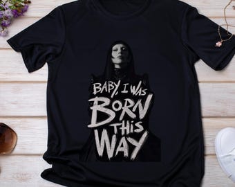 Lady Gaga Mayhem Album Inspired T Shirt Gothic Cross Print Unisex