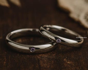 Yuta Inspired Ring from Jujutsu Kaisen Anime, Silver Band with Purple Stone, Cosplay Accessory, Otaku Gift, Manga Jewelry for Anime Fans