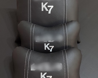 Set di cuscini per auto personalizzati con ricamo: 2 cuscini poggiatesta + 1 cuscino quadrato - Cuscino poggiatesta per auto - Regalo personalizzato