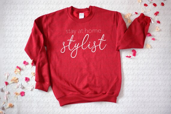 Valentines Day Gildan 18000 Mockup Antique Cherry Red