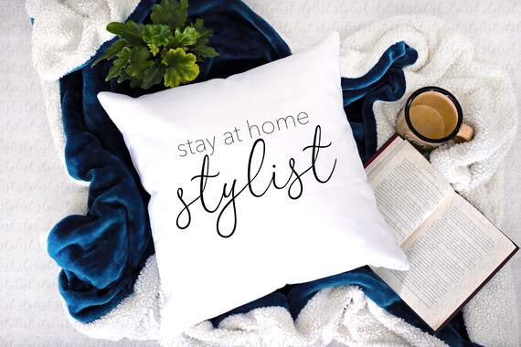 Pillow Mockup 18x18 Square Throw Pillow Styled Mockup