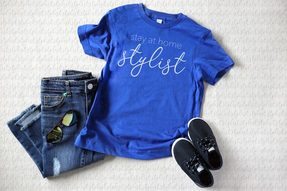 Toddler Mock Up Lat 6101 Childs Blue Shirt