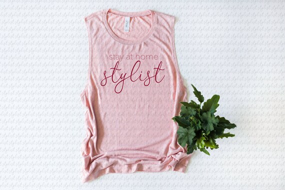 Bella Canvas 8803 Mockup Peach Muscle Tank Mockups Heather