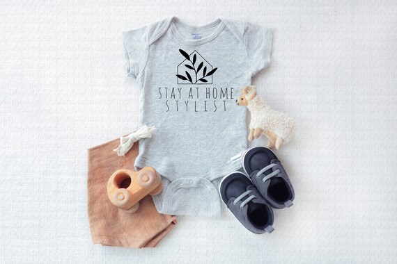 Gerber Onesie Mockup Gray Gerber Mock Up Flat Lay Gray Etsy