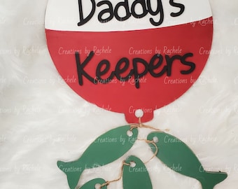 Bobber, hook and  fish keepers decor, Fathers day gift, gift for dad, fisherman decor, digital laser file, svg, Glowforge, fisherman gift