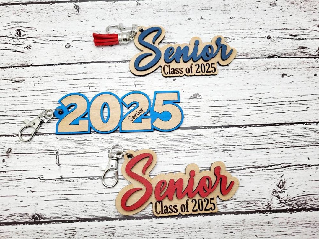 2025 SENIOR KEYCHAINS, 20 Options Plus, Digital Laser File, Svg