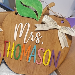 Teacher Apple Decor, digital laser file, svg, Glowforge