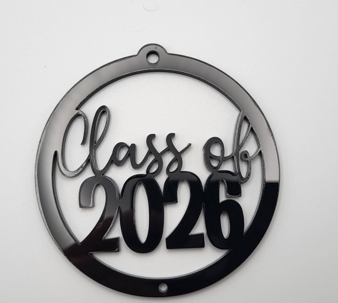 Senior 2026 Car Ornament Keychain Digital Laser File Svg Etsy