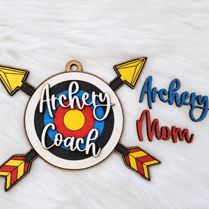 Archery Ornament Laser File, Bow Arrow Christmas SVG (Digital Download)