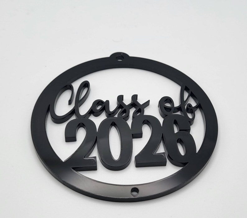 Senior 2026 Car Ornament Keychain Digital Laser File Svg Etsy