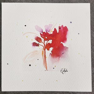 Acquerello Astratto Originale |Abstract Watercolor | Unique Gift Idea | Handmade  Gift | Essenza Creativa Studio (size 13x18 /15x15)