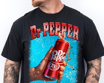 Comfort Colors Vintage Dr Pepper Graphic Tee: Retro Soda Fan Apparel