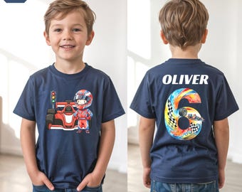 Personalized Formula 1 Birthday Shirt, Family Party Toddler Tee, F1 Birthday Boy T-shirt, Birthday Gift, Formula lover gift