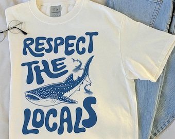 Comfort Colors Respect Local Wildlife Tee: Retro Camping Shirt