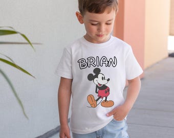 Custom Disney Youth Shirt - Mickey and Minnie Tees - Disney Family Vacation T-Shirt - Disney Toddler Gift