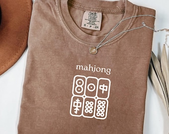 Comfort Colors® Mahjong Shirt, Mahj Game shirt, Funny Mahjong Tee, Mahjong Lover Gift, Birthday gift