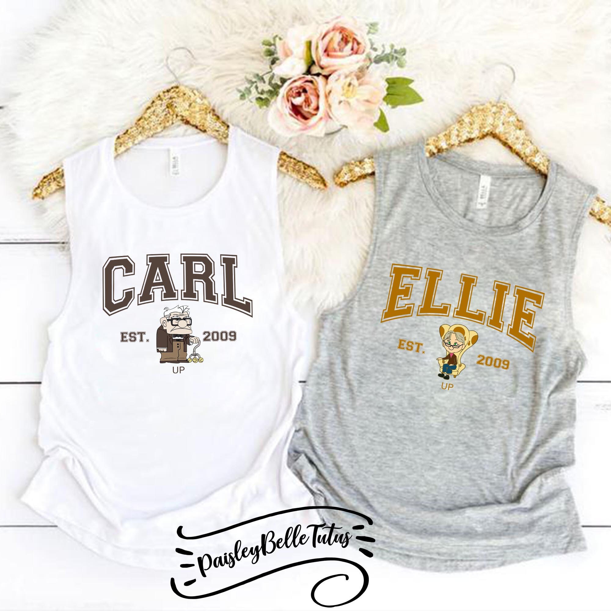 Discover Pixar Up Tank Top, Disney Up Matching Tank Top, His Carl Her Ellie, Disneyworld Tank Top, Disney Couple Tank Top, Disney Tank Top, TL-310107