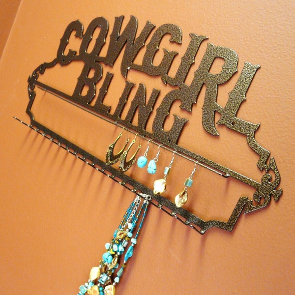 New Cowgirl Bling Heavy Duty Jewelry Holder Display