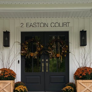 Custom House Numbers, Home Address Word Sign