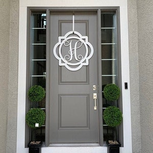Metal Monogram Sign - Stylish Sign for Indoor or Outdoor Use
